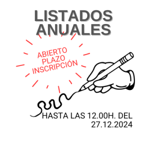 Lee más sobre el artículo Listados Anuales 2025
