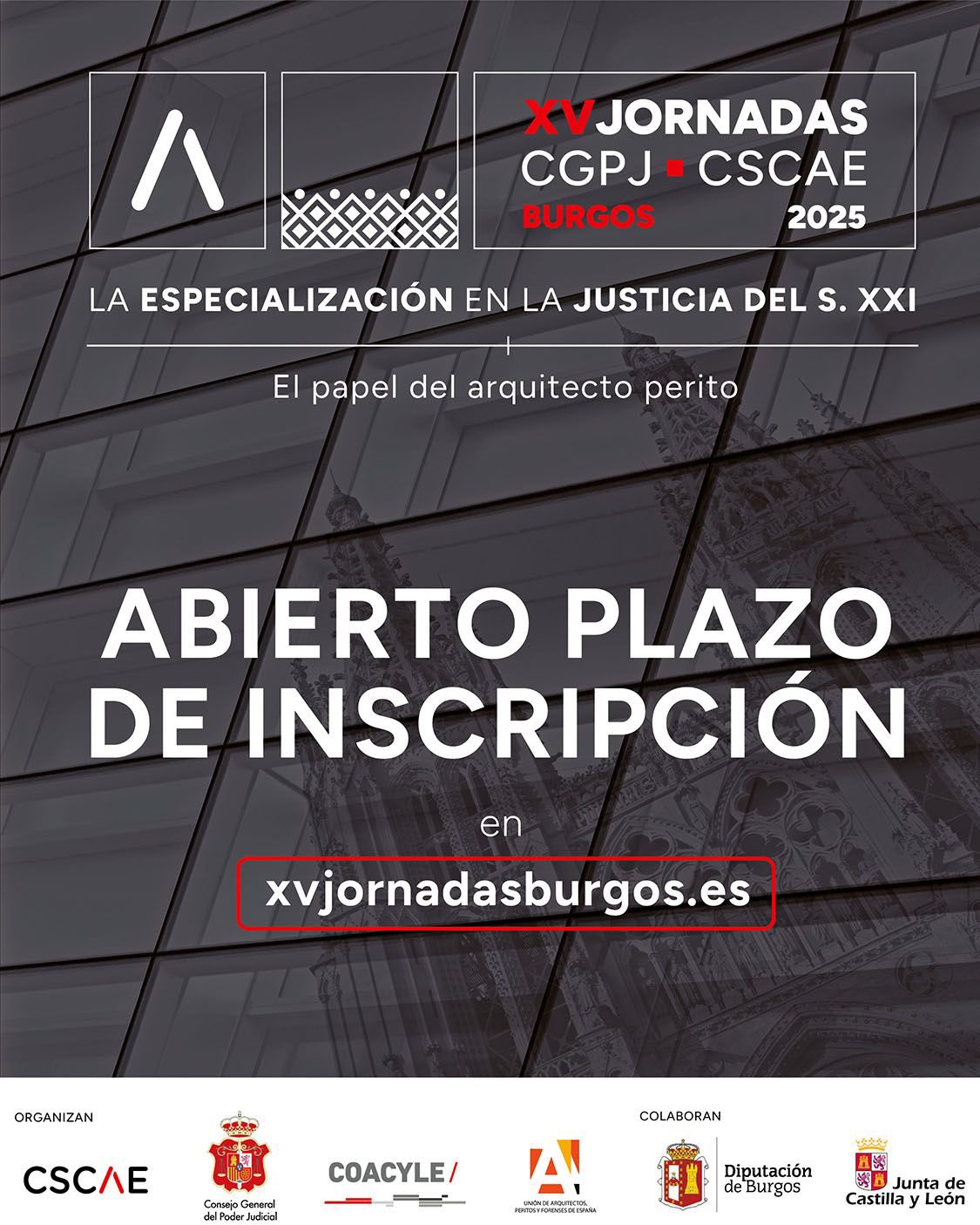 Lee más sobre el artículo XV Jornadas del CGPJ y UAPFE, Burgos, 13-15 nov 2025