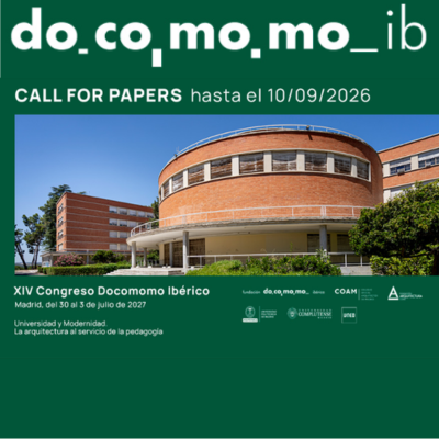 Lee más sobre el artículo XIV CONGRESO DOCOMOMO IBÉRICO, del 30 de junio al 3 de julio de 2027