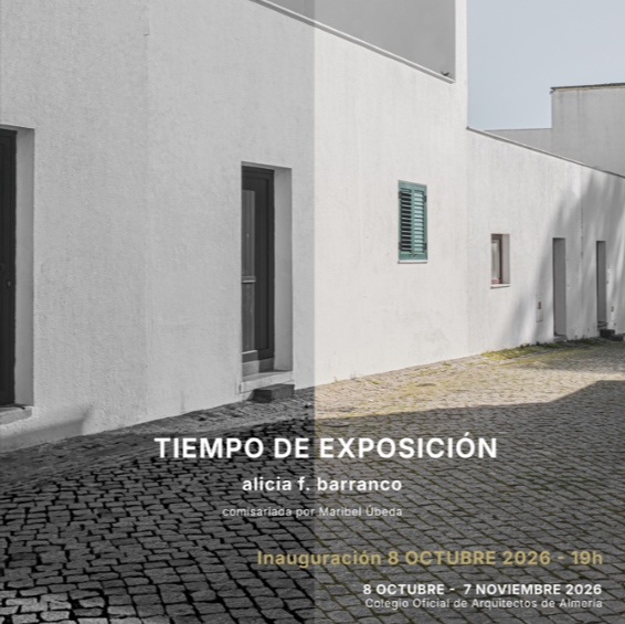 Lee más sobre el artículo EXPOSICIÓN.  Alicia F. Barranco, Tiempo de exposición, SEDE COLEGIAL, desde 08.09.2026